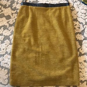 Mustard color skirt